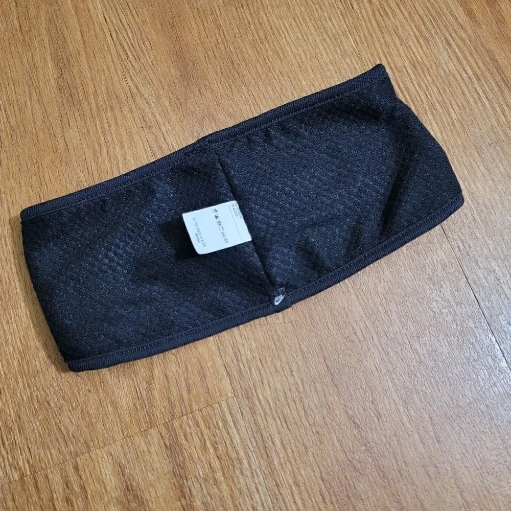 Nike Tech Fleece Reversible Headband Black White Sportswear NSW Logo Elastic OS